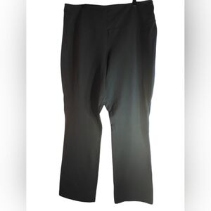 Women With Control Black Womens Tretchy Pull On Pants Size XLT Lagonlook Office